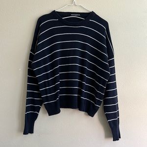 Brandy Melville stripped sweater top